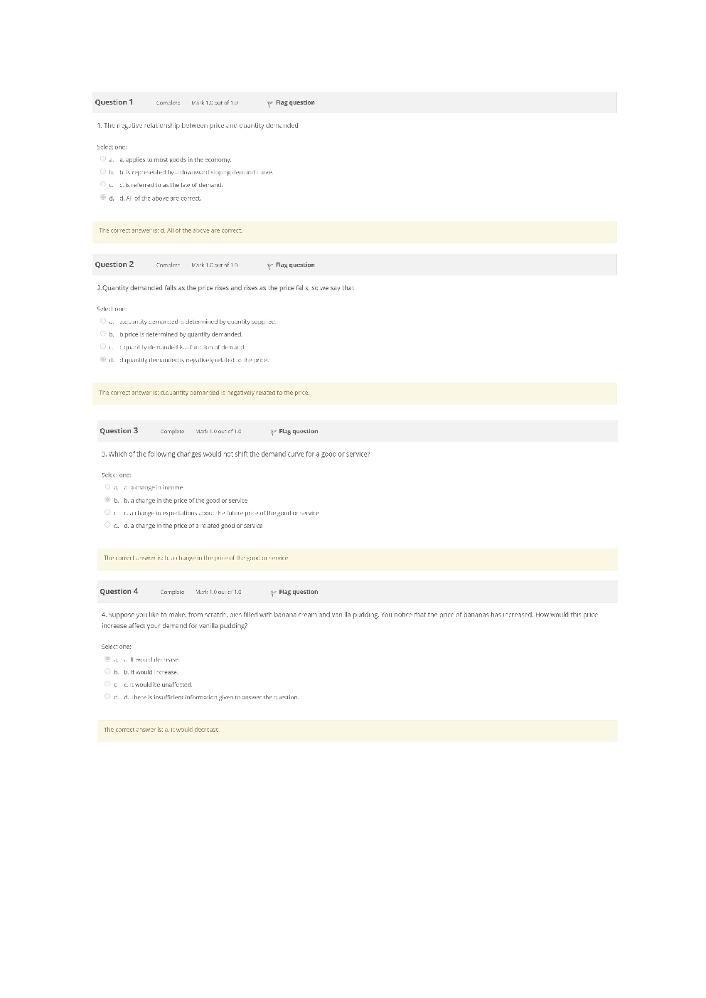 Principes of economics BBUS - Practice set 4_Chapter 4.5.6
