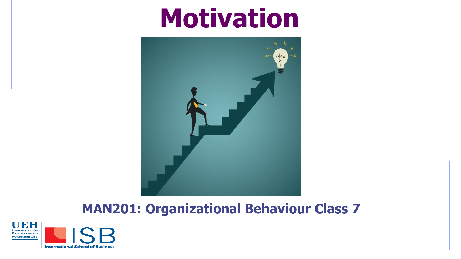 Organizational behavior BBUS - Class 7 - Motivation